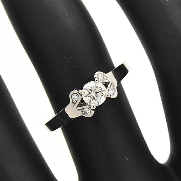 CARTIER Silver Diamond Ring - Picture 8 of 10